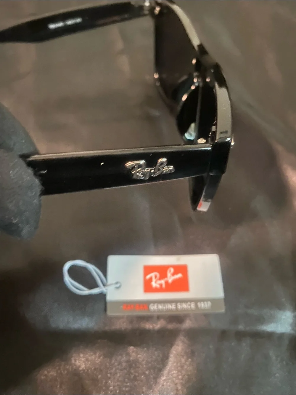 Ray-Ban Blaze Wayfarer Silver Mirror Shield Sunglasses RB4440